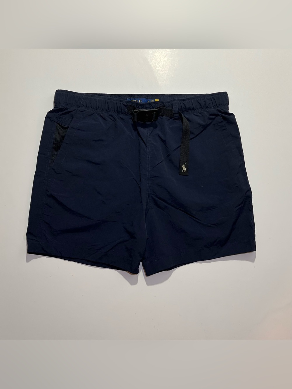 Men’s Polo Ralph Lauren Nylon Belted Shorts, Size XL (Waist 34) Inseam 6”